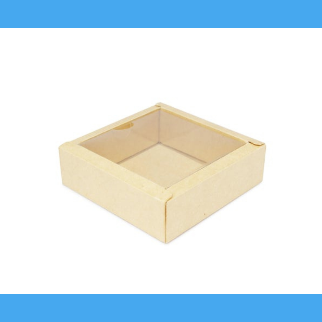 Kraft Multipurpose Rectangular Cardboard Tray - Recycled Material